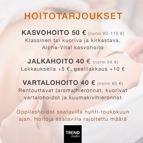 Kuvia hoitolastamme - TRENDSTUDIO