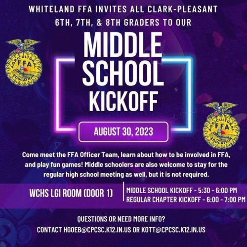 Photo post from Clark-Pleasant Middle School.