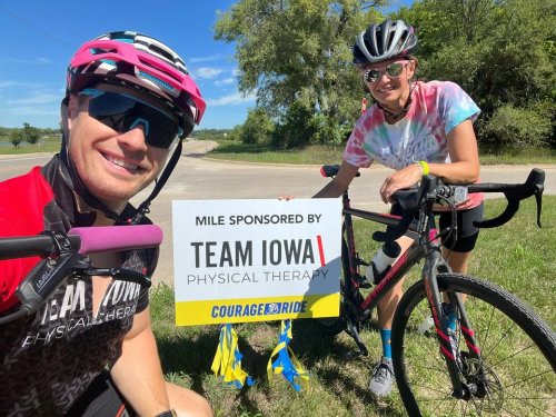 Photo post from Team Iowa Physical Therapy.
