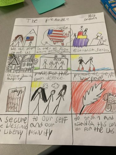Carousel post from Pleasant Crossing Elementary.