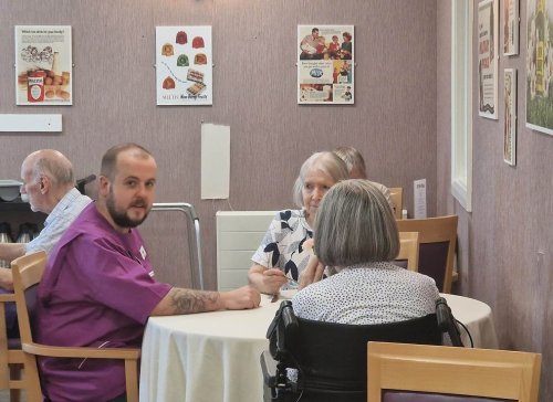 Carousel post from Brook Court Care Home.
