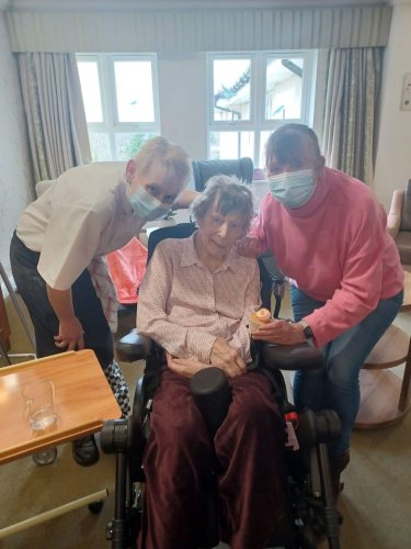 Carousel post from Brook Court Care Home.