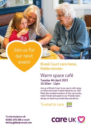 Photo post from Brook Court Care Home.
