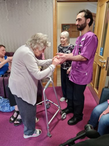 Carousel post from Brook Court Care Home.