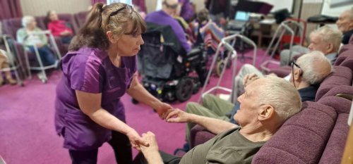 Carousel post from Brook Court Care Home.