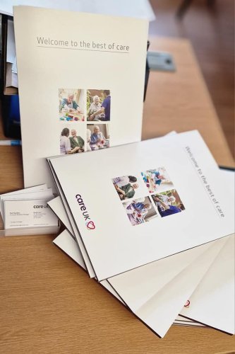 Carousel post from Brook Court Care Home.