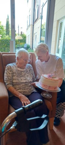 Carousel post from Brook Court Care Home.