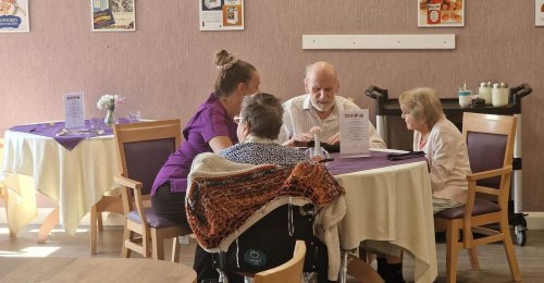 Carousel post from Brook Court Care Home.