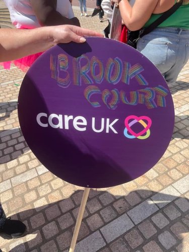 Carousel post from Brook Court Care Home.