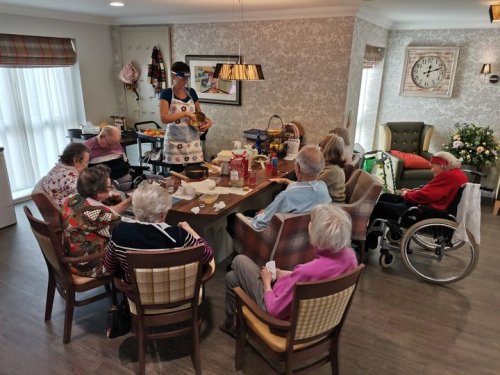 Carousel post from Sherwood Grange Care Home.