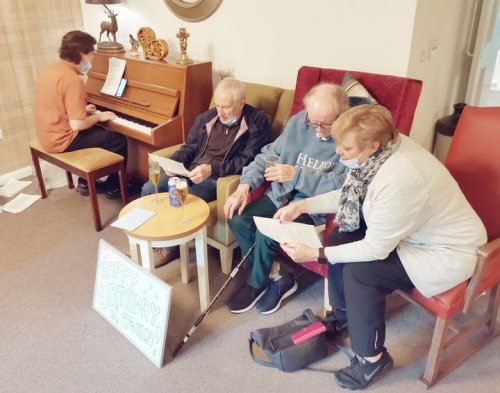 Carousel post from Sherwood Grange Care Home.
