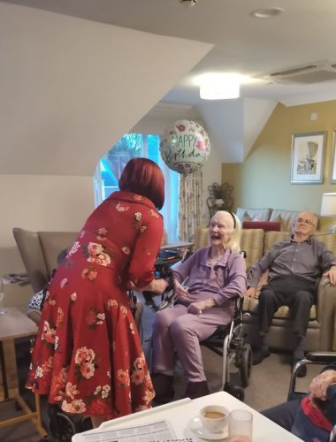 Carousel post from Sherwood Grange Care Home.