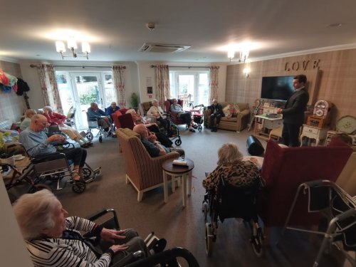 Carousel post from Sherwood Grange Care Home.