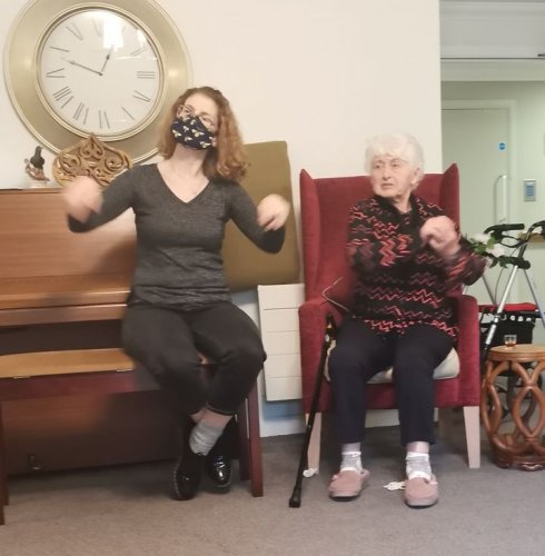 Carousel post from Sherwood Grange Care Home.