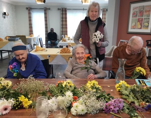 Carousel post from Sherwood Grange Care Home.