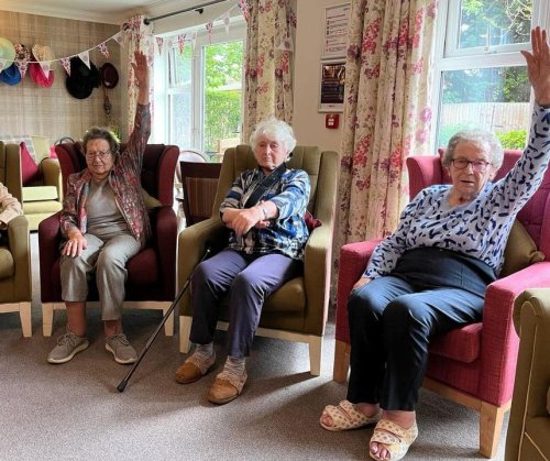 Carousel post from Sherwood Grange Care Home.