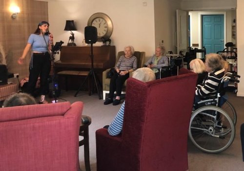 Carousel post from Sherwood Grange Care Home.