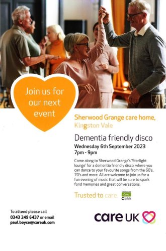 Photo post from Sherwood Grange Care Home.