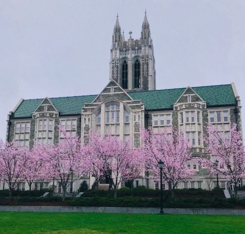 Photo post from Boston College.