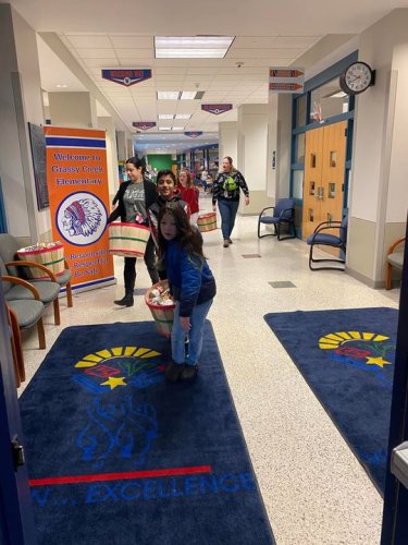 Carousel post from Grassy Creek Elementary School.