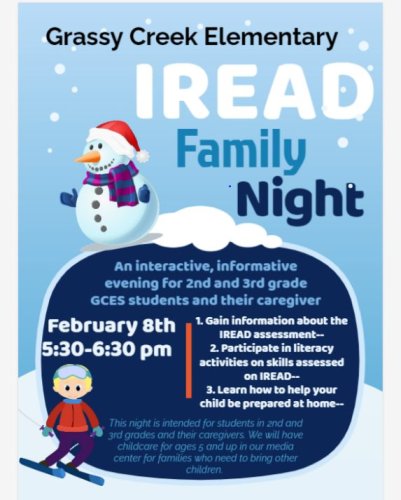 Photo post from Grassy Creek Elementary School.