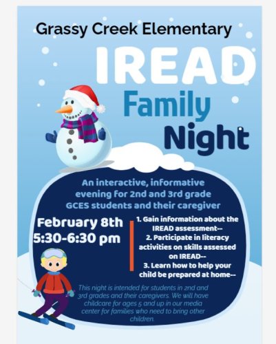 Photo post from Grassy Creek Elementary School.