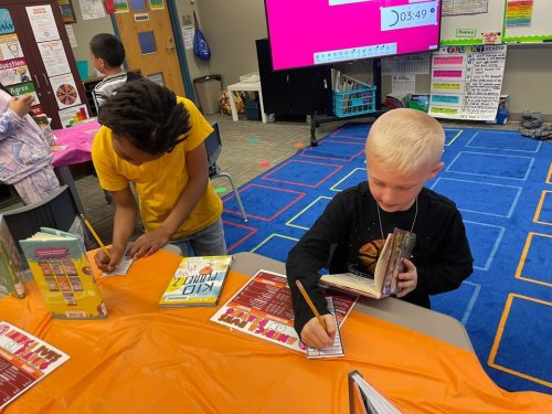 Carousel post from Grassy Creek Elementary School.