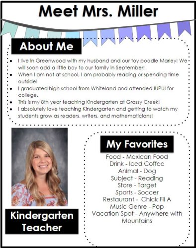 Carousel post from Grassy Creek Elementary School.