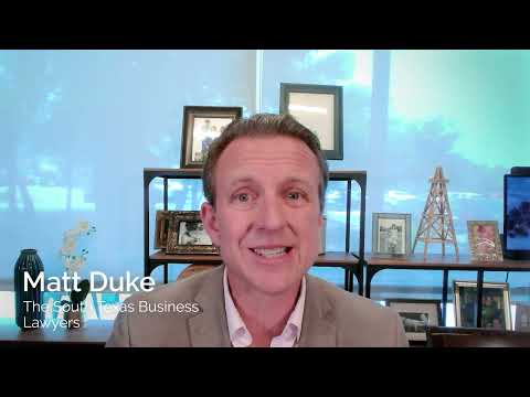 Video post from The South Texas Business Lawyers.