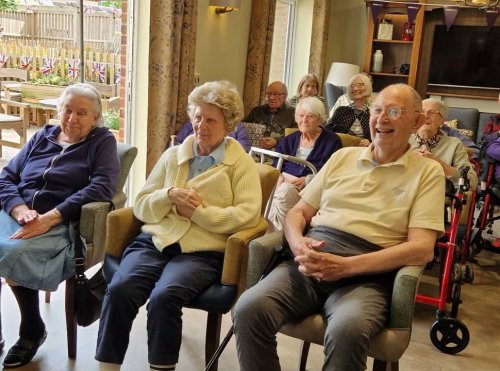 Carousel post from Heathlands House Care Home.