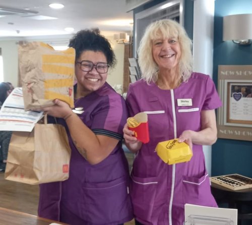 Carousel post from Heathlands House Care Home.