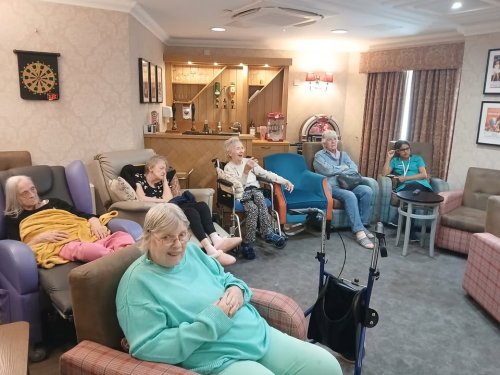Carousel post from Oakfield Croft care home.