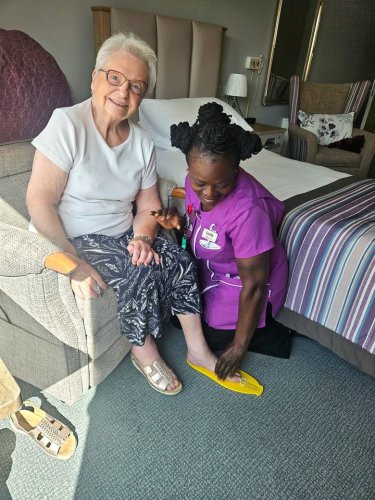 Carousel post from Oakfield Croft care home.