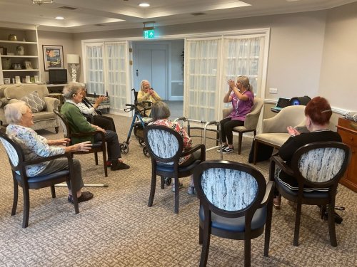 Carousel post from Llys Cyncoed Care Home.
