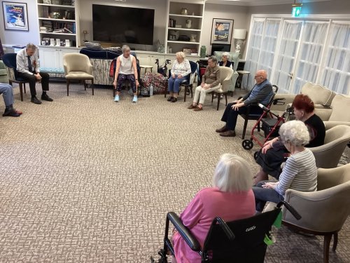 Carousel post from Llys Cyncoed Care Home.