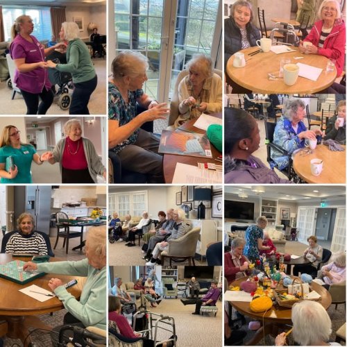 Carousel post from Llys Cyncoed Care Home.