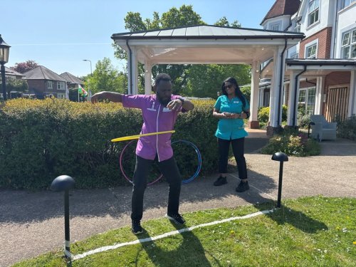 Carousel post from Llys Cyncoed Care Home.