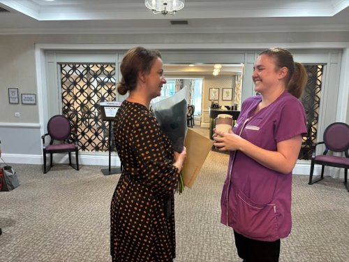 Carousel post from Llys Cyncoed Care Home.