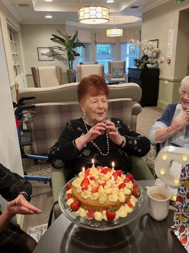 Carousel post from Llys Cyncoed Care Home.