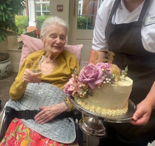 Carousel post from Foxland Grange Care Home.