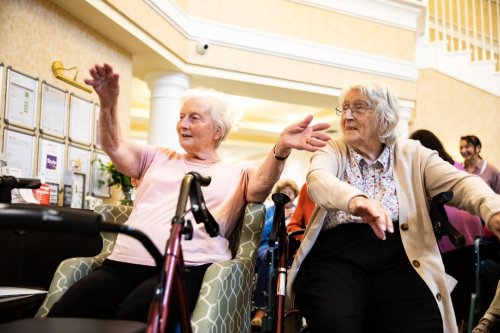 Carousel post from Foxland Grange Care Home.