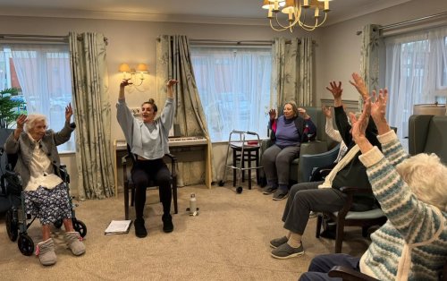 Carousel post from Oat Hill Mews Care Home.