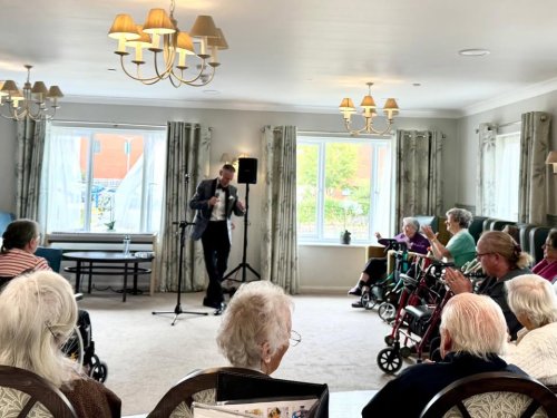 Carousel post from Oat Hill Mews Care Home.