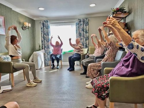 Carousel post from Oat Hill Mews Care Home.