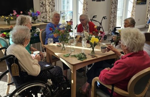 Carousel post from Salisbury Manor Care Home.