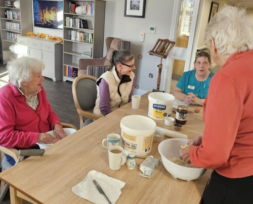 Carousel post from Salisbury Manor Care Home.