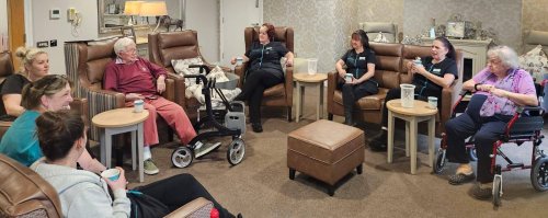 Carousel post from Salisbury Manor Care Home.