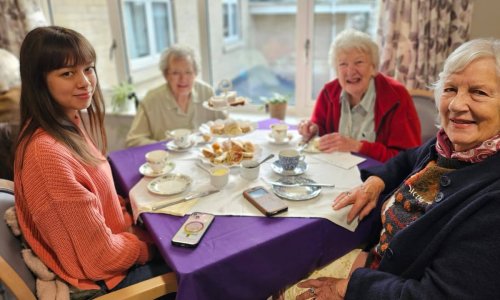 Carousel post from Salisbury Manor Care Home.