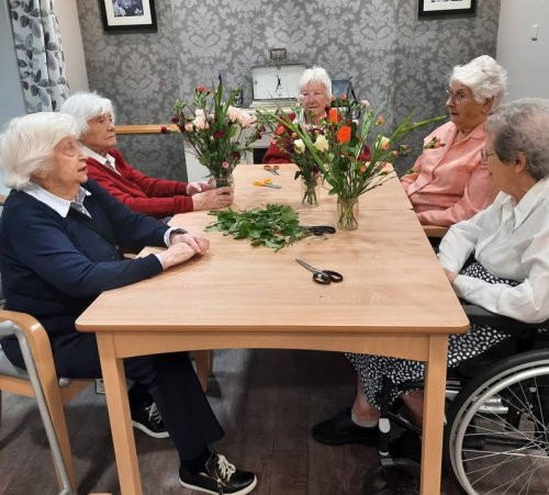 Carousel post from Salisbury Manor Care Home.