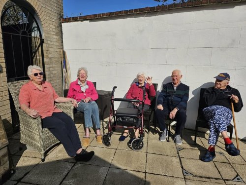 Carousel post from Salisbury Manor Care Home.